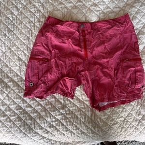 DIESEL SWIM TRUNKS Light Red size XL W Tags (detail button pulled off)